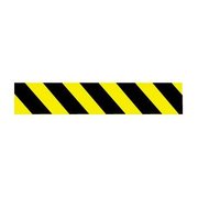 National Marker Co Printed Barricade Tape - Yellow and Black Stripe - 200 Feet PT65-200